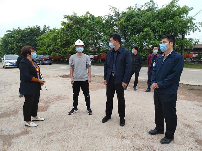 秦义敏（右二）在项目视察指导工作。梁凯 摄(修图）.jpg